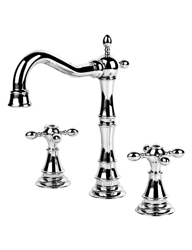 Gaia mobili - collection - faucets - Chopin - RN612 - 3 tap hole basin mixer