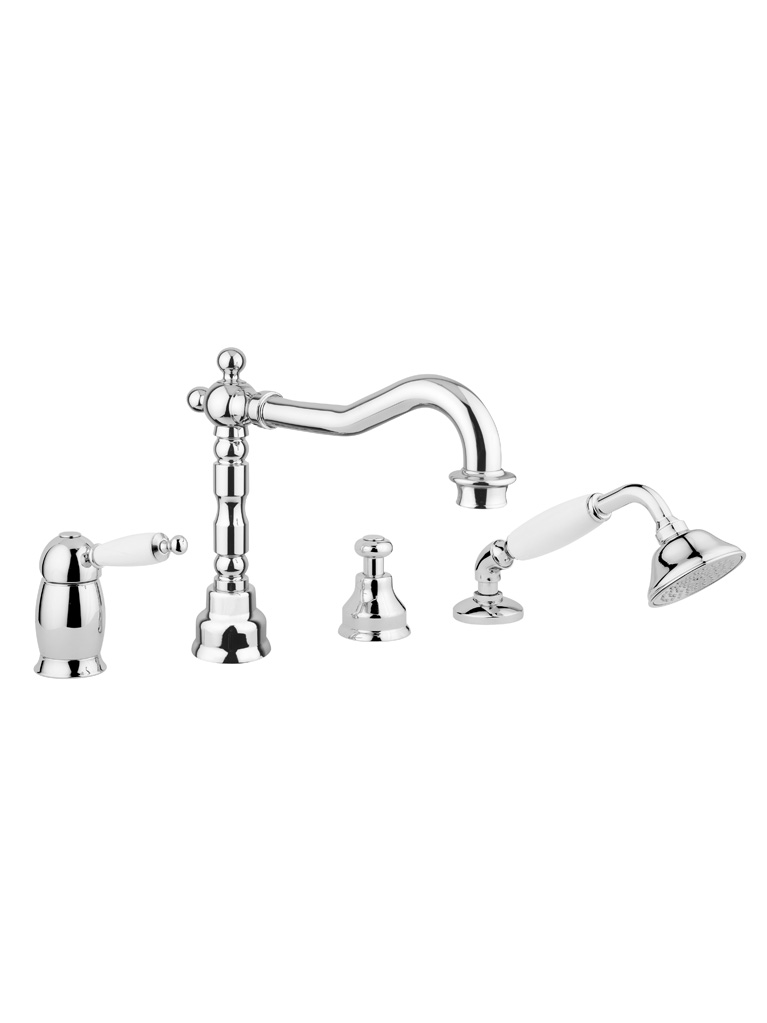 Gaia mobili - collection - faucets - Canterbury - RB6355 - 4 ways bath mixer