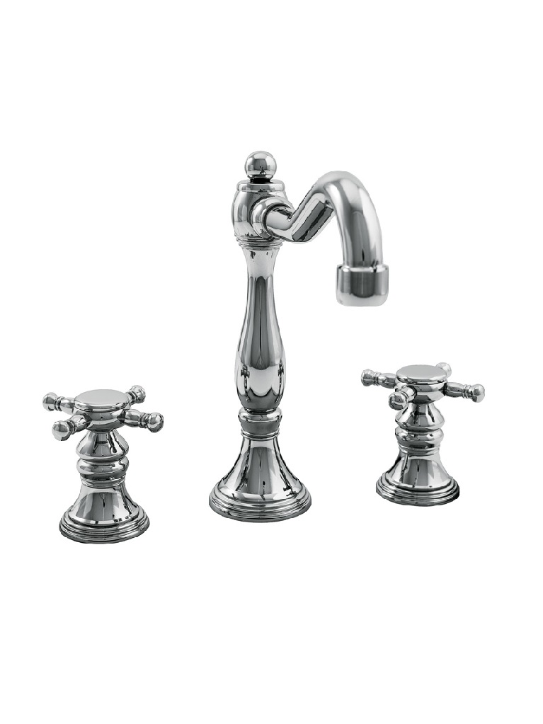 Gaia mobili - collection - faucets - Queen - RN712 - 3 tap hole basin mixer