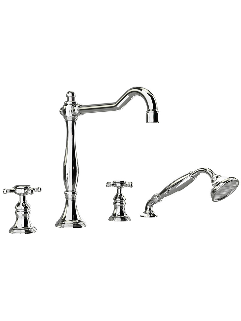 Gaia mobili - collection - faucets - Queen - RN780 - 4 ways bath mixer