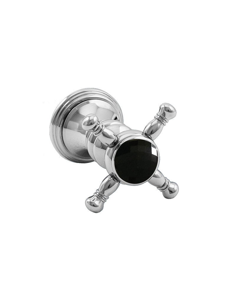 Gaia mobili - collection - faucets - Queen - RN8000 - black crystal