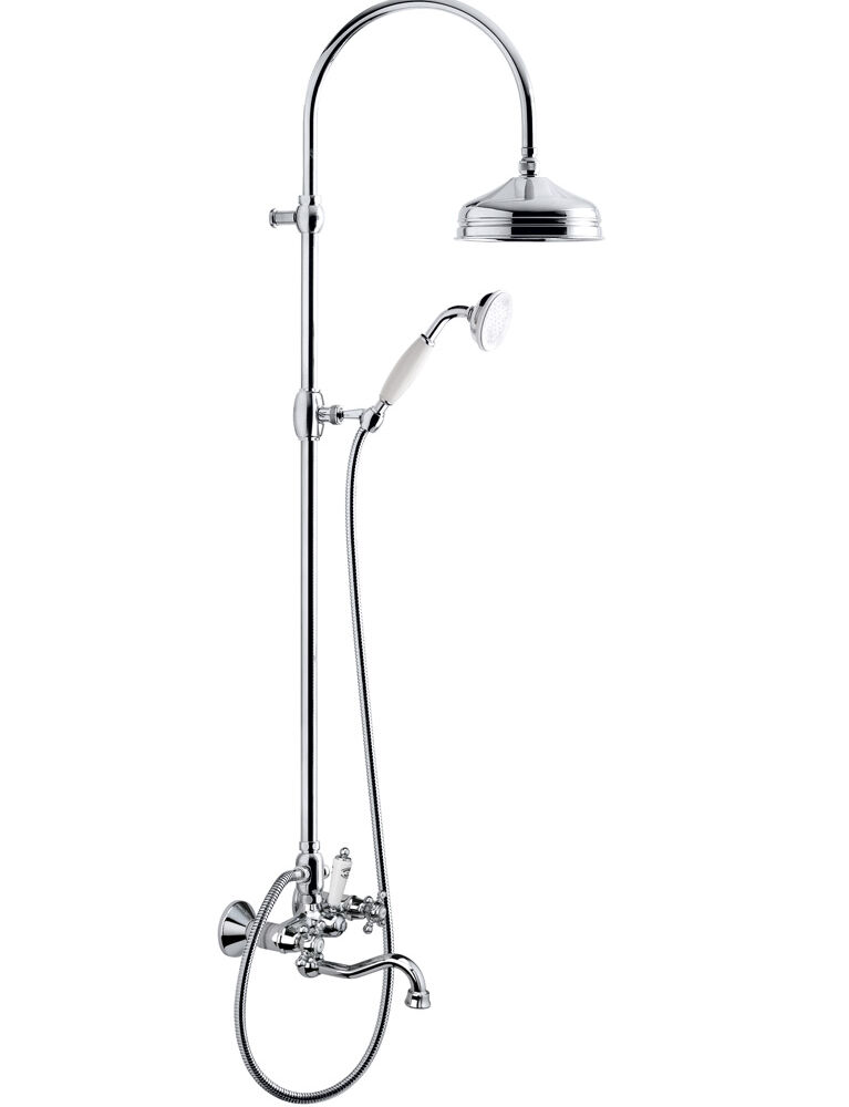 Gaia mobili - collection - faucets - Julia - RN8300/D - Complete bath mixer with big shower Ø 200 mm