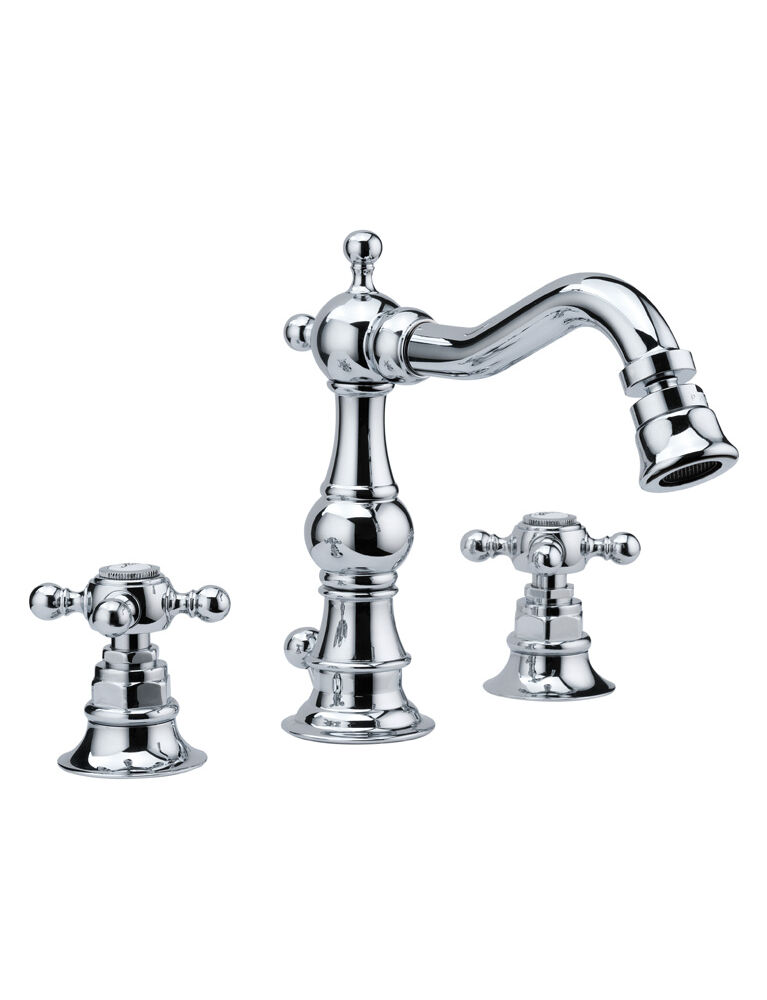 Gaia mobili - collection - faucets - Julia - RN8325 - 3 tap hole bidet mixer