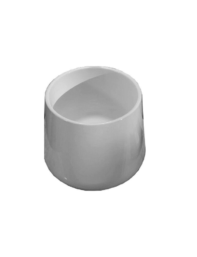 Gaia Mobili - complementi - lavabi - lavabi ceramica - DEEP - lavabo in ceramica da appoggio cm 42x42x35h