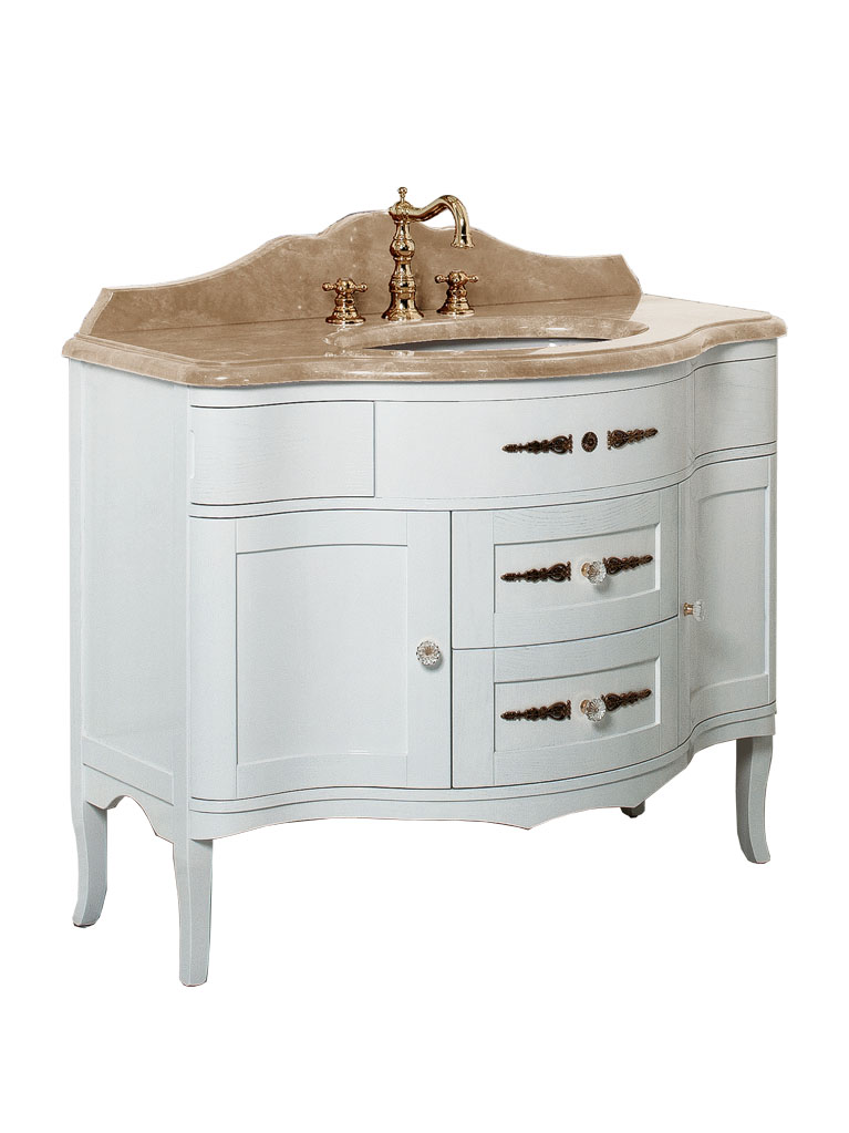 Gaia mobili - collection - furniture - classic - Dorado - 110x61 - Furniture: decapè lacquer RAL 9003 matt