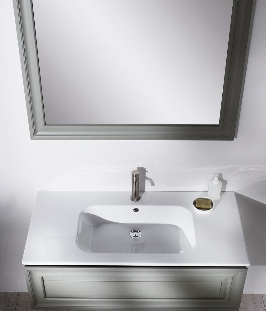 Gaia Mobili - complementi – contemporary – mobili - ritratto - lavabo in ceramica e mobile laccato