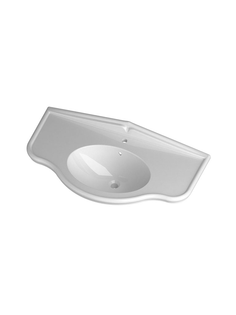 Gaia mobili - collection - washbasins - ceramic washbasins - LAVAB110D - Ceramic washbasin 110x61 cm