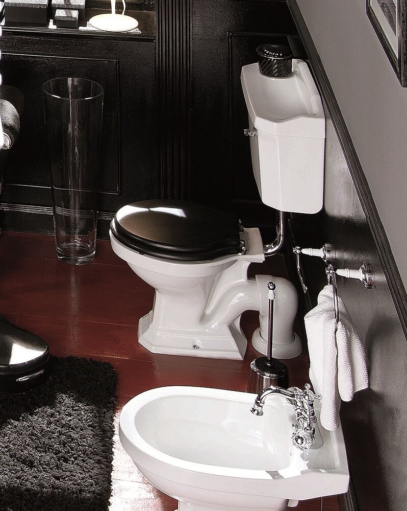 Gaia mobili - collection - sanitaryware - London - PHLO01+PHLO11 - Ceramic vase with low cistern