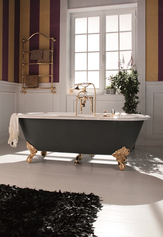 Gaia mobili - collection - bathtubs - Dual 154/170 - Cast iron bathtub