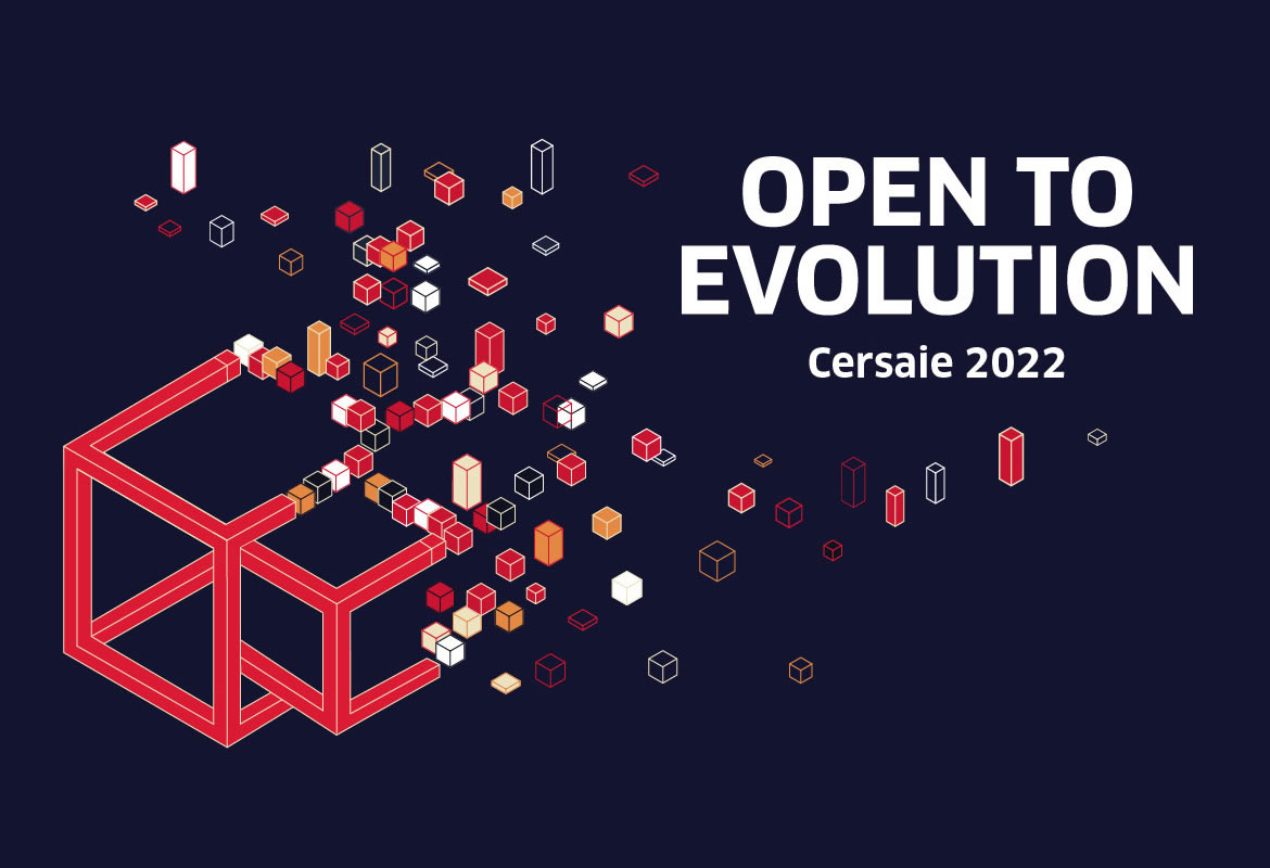 locandina cersaie 2022 - open to evolution